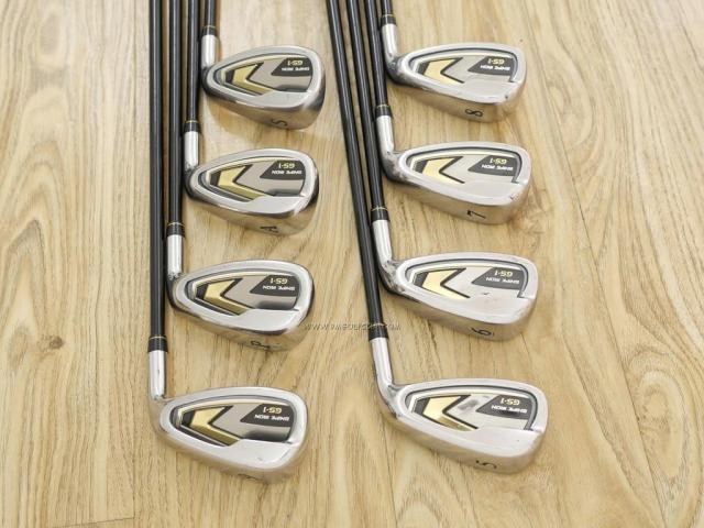 Iron set : Katana : ชุดเหล็ก Katana Snipe Iron GS-1 มีเหล็ก 5-Pw,Aw,Sw (8 ชิ้น) ก้านกราไฟต์ Flex SR