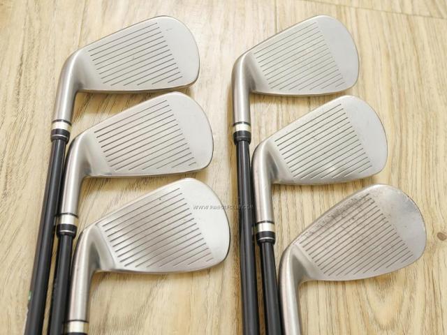 Iron set : PRGR : ชุดเหล็กกระเทย PRGR New Egg Forged (ตีง่ายมาก ไกล) มีเหล็ก 6-Pw,Sw (6 ชิ้น) ก้านกราไฟต์ Flex SR (M-40)