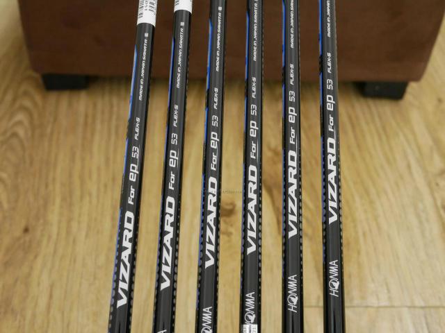 Iron set : Honma : ชุดเหล็ก Honma LB-808 EP (หน้าเด้ง) มีเหล็ก 5-10 (6 ชิ้น) ก้านกราไฟต์ Honma Vizard 53 Flex S
