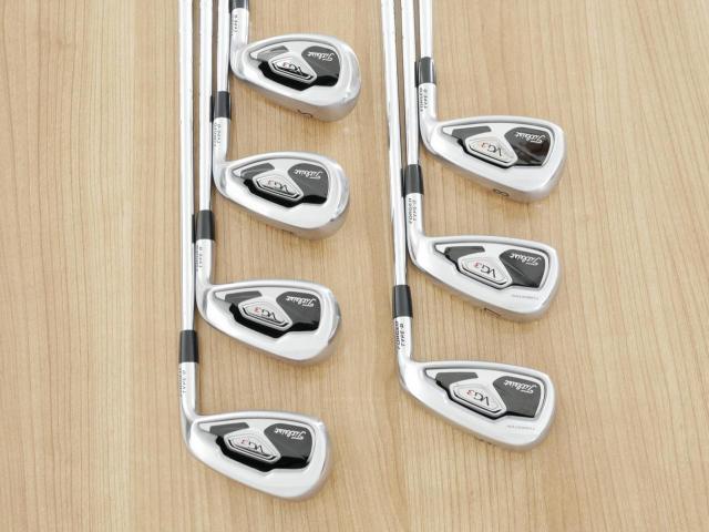 Iron set : Titleist : ชุดเหล็ก Titleist VG3 Type D Forged (ปี 2017 Japan Spec. ตีง่ายและไกลที่สุดของ Titleist) มีเหล็ก 6-Pw,Aw,Sw (7 ชิ้น) ก้านเหล็ก NS Pro 950 Flex S