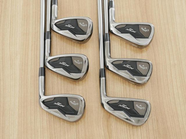 Iron set : Callaway : ชุดเหล็ก Callaway APEX Pro Forged Black (หายาก ออกปี 2019) มีเหล็ก 5-Pw (6 ชิ้น) ก้านเหล็ก NS Pro Modus 120 Flex S