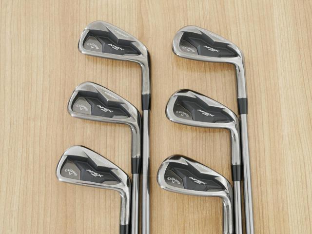 Iron set : Callaway : ชุดเหล็ก Callaway APEX Pro Forged Black (หายาก ออกปี 2019) มีเหล็ก 5-Pw (6 ชิ้น) ก้านเหล็ก NS Pro Modus 120 Flex S