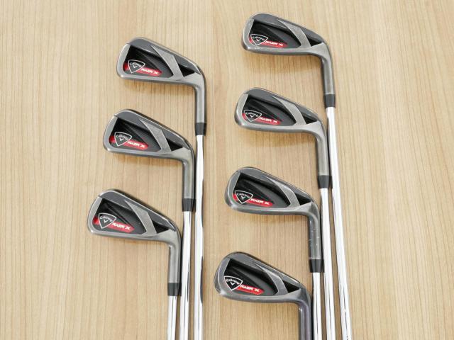 Iron set : Callaway : ชุดเหล็ก Callaway RAZR X Black มีเหล็ก 5-Pw,Aw (7 ชิ้น) ก้านเหล็ก NS Pro 950 Flex S