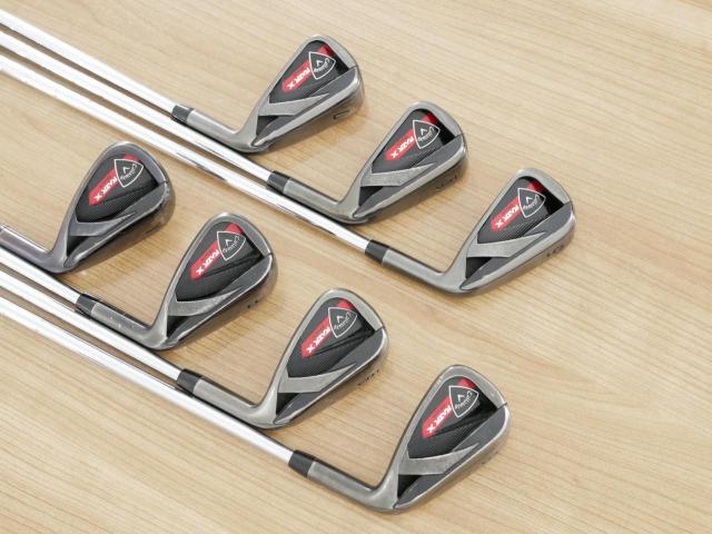 Iron set : Callaway : ชุดเหล็ก Callaway RAZR X Black มีเหล็ก 5-Pw,Aw (7 ชิ้น) ก้านเหล็ก NS Pro 950 Flex S