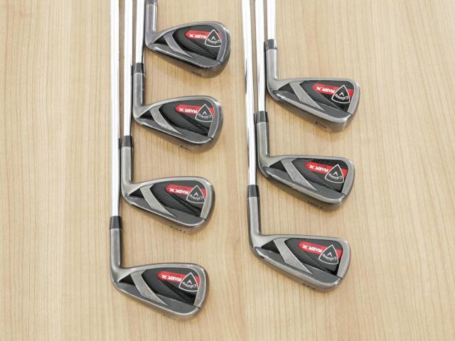 Iron set : Callaway : ชุดเหล็ก Callaway RAZR X Black มีเหล็ก 5-Pw,Aw (7 ชิ้น) ก้านเหล็ก NS Pro 950 Flex S