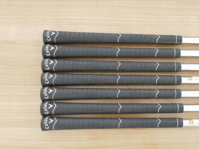 Iron set : Callaway : ชุดเหล็ก Callaway RAZR X Black มีเหล็ก 5-Pw,Aw (7 ชิ้น) ก้านเหล็ก NS Pro 950 Flex S