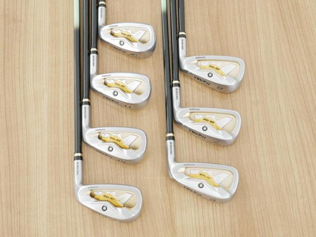 Iron set : Honma : ชุดเหล็ก Honma Beres IS-02 (หน้าเด้ง Forged) มีเหล็ก 6-11,Sw (7 ชิ้น เทียบเท่า 5-Pw,Sw) ก้าน ARMRQ 6 (45) Flex R (2 ดาว)