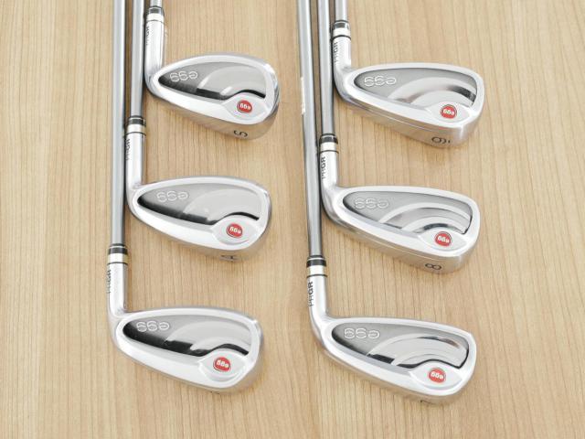 Iron set : PRGR : ชุดเหล็กกระเทย PRGR NEW Egg (ปี 2020 ตีง่ายและไกลมากๆ เด้งสุดๆ COR 0.82) มีเหล็ก 7-Pw,Aw,Sw (6 ชิ้น) ก้านกราไฟต์ M-37 Flex R