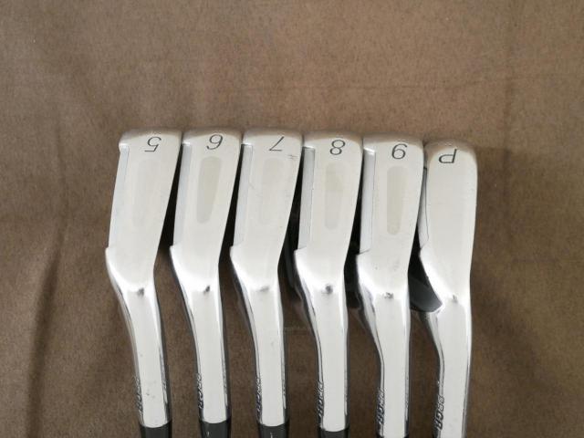 Iron set : PRGR : ชุดเหล็ก PRGR ID Nabla RS Titan Face (หน้าเด้ง ตีไกล) มีเหล็ก 5-Pw (6 ชิ้น) ก้านเหล็ก NS Pro 85 Flex SR