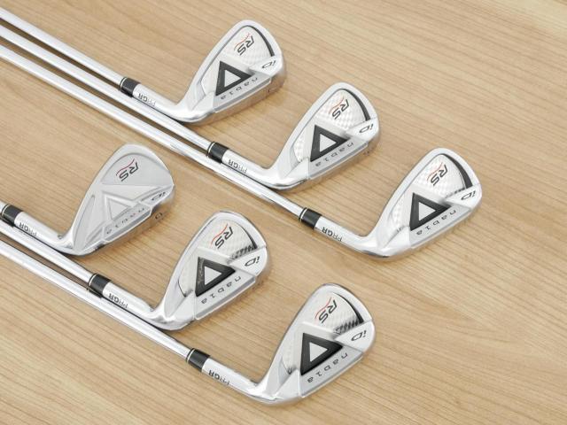 Iron set : PRGR : ชุดเหล็ก PRGR ID Nabla RS Titan Face (หน้าเด้ง ตีไกล) มีเหล็ก 5-Pw (6 ชิ้น) ก้านเหล็ก NS Pro 85 Flex SR