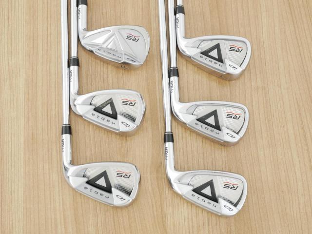 Iron set : PRGR : ชุดเหล็ก PRGR ID Nabla RS Titan Face (หน้าเด้ง ตีไกล) มีเหล็ก 5-Pw (6 ชิ้น) ก้านเหล็ก NS Pro 85 Flex SR