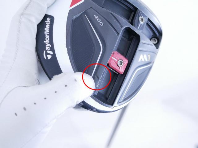 Driver : Taylormade : **มีบุบ**ไดรเวอร์ Taylormade M1 460cc. Loft 9.5 ก้าน Aldila RIP Phenom 55g Flex R