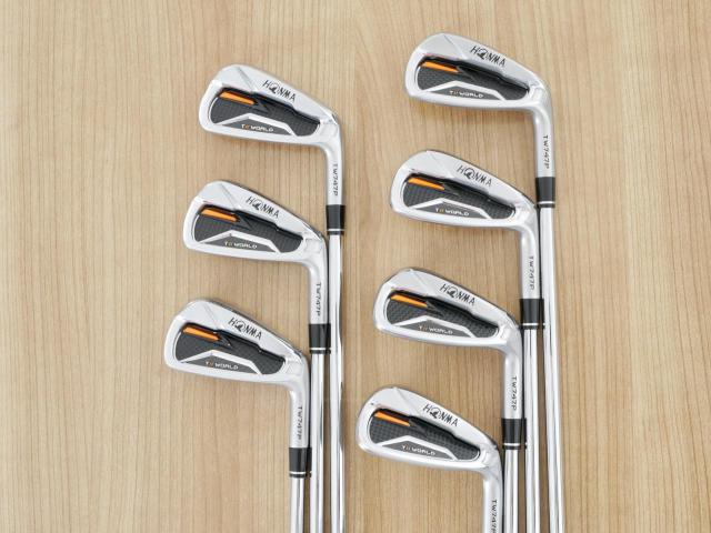 Iron set : Honma : ชุดเหล็ก Honma Tour World TW747P (รุ่นปี 2019) มีเหล็ก 5-11 (7 ชิ้น) ก้านเหล็ก NS Pro 950 Flex R