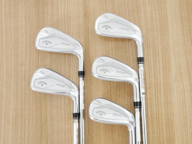 Iron set : Callaway : **ของใหม่ ยังไม่แกะพลาสติก** ชุดเหล็ก Callaway ELYTE Max Fast (ออกปี 2025 ตีง่ายมาก ไกล Japan Spec.) มีเหล็ก 6-Pw (5 ชิ้น) ก้านเหล็ก NS Pro ZELOS 7 Flex S
