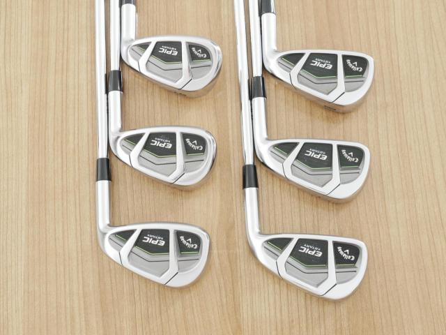 Iron set : Callaway : ชุดเหล็ก Callaway EPIC Star (ปี 2018 หน้าเด้ง โกงองศา ตีไกลมากๆ) มีเหล็ก 6-Pw,Aw (6 ชิ้น) ก้านเหล็ก NS Pro 850 Flex R