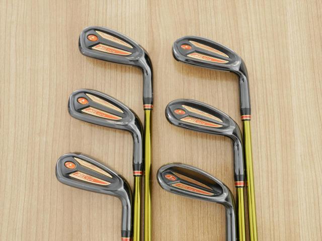 Iron set : Tsuruya : ชุดเหล็ก Tsuruya AXEL Gold Premium IV (รุ่นปี 2021 ของใหม่ 7 หมื่นกว่าบาท หน้าเด้งสุดๆ ไกลสุดๆๆ) มีเหล็ก 7-Pw,Aw,As (6 ชิ้น) ก้านกราไฟต์ Flex R (Light Weight)