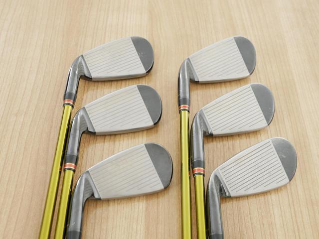Iron set : Tsuruya : ชุดเหล็ก Tsuruya AXEL Gold Premium IV (รุ่นปี 2021 ของใหม่ 7 หมื่นกว่าบาท หน้าเด้งสุดๆ ไกลสุดๆๆ) มีเหล็ก 7-Pw,Aw,As (6 ชิ้น) ก้านกราไฟต์ Flex R (Light Weight)
