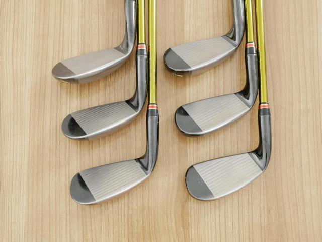 Iron set : Tsuruya : ชุดเหล็ก Tsuruya AXEL Gold Premium IV (รุ่นปี 2021 ของใหม่ 7 หมื่นกว่าบาท หน้าเด้งสุดๆ ไกลสุดๆๆ) มีเหล็ก 7-Pw,Aw,As (6 ชิ้น) ก้านกราไฟต์ Flex R (Light Weight)