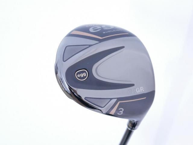 Fairway Wood : PRGR : หัวไม้ 3 PRGR Super EGG Evolution (รุ่นล่าสุด ออกปี 2024 หน้าเด้งเกินกฏ ตีไกลมาก) Loft 16 Flex R2 (M-35)
