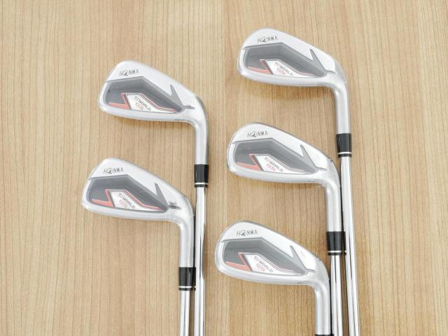 Iron set : Honma : **ของใหม่ ยังไม่แกะพลาสติก** ชุดเหล็ก Honma Tour World GS (ออกปี 2021 ใบใหญ่ ตีง่าย ไกล) มีเหล็ก 6-10 (5 ชิ้น) ก้านเหล็ก NS Pro ZELOS Flex S