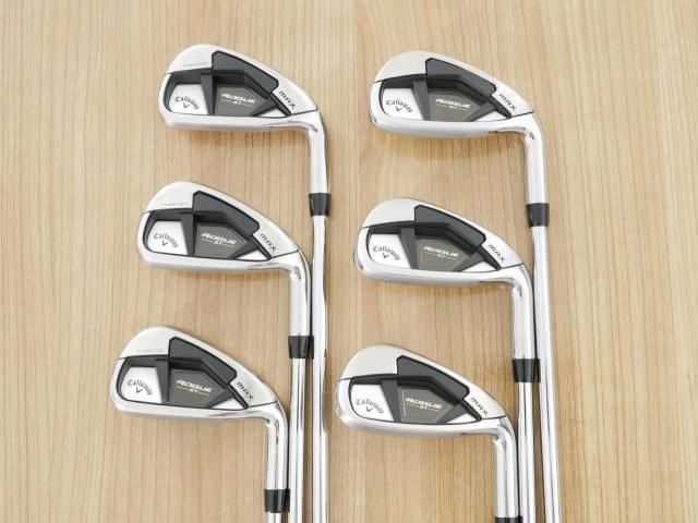 Iron set : Callaway : ชุดเหล็ก Callaway Rogue ST Max (ออกปี 2022 ตีง่าย ไกลมาก) มีเหล็ก 5-Pw (6 ชิ้น) ก้านเหล็ก Dynamic Gold 95 R300