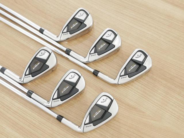 Iron set : Callaway : ชุดเหล็ก Callaway Rogue ST Max (ออกปี 2022 ตีง่าย ไกลมาก) มีเหล็ก 5-Pw (6 ชิ้น) ก้านเหล็ก Dynamic Gold 95 R300