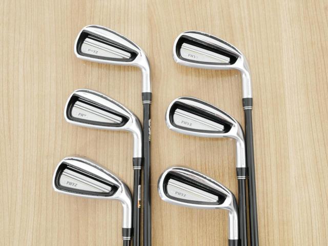Iron set : Tourstage : ชุดเหล็ก Tourstage PHYZ III (ปี 2017 ซีรี่ย์ท๊อป ใบใหญ่ ตีง่าย ไกล) มีเหล็ก 5-Pw (6 ชิ้น) ก้านกราไฟต์ Flex R