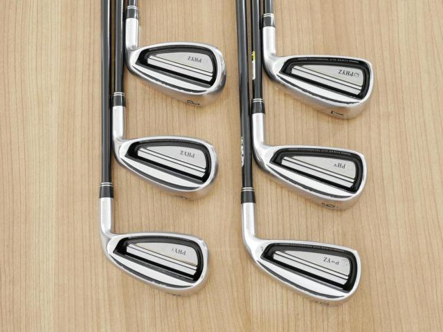 Iron set : Tourstage : ชุดเหล็ก Tourstage PHYZ III (ปี 2017 ซีรี่ย์ท๊อป ใบใหญ่ ตีง่าย ไกล) มีเหล็ก 5-Pw (6 ชิ้น) ก้านกราไฟต์ Flex R