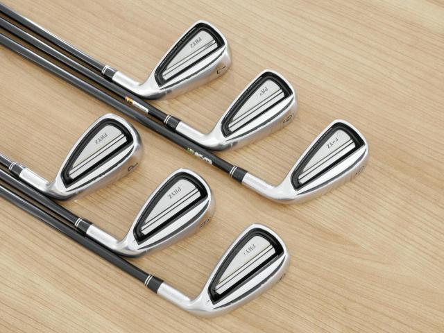 Iron set : Tourstage : ชุดเหล็ก Tourstage PHYZ III (ปี 2017 ซีรี่ย์ท๊อป ใบใหญ่ ตีง่าย ไกล) มีเหล็ก 5-Pw (6 ชิ้น) ก้านกราไฟต์ Flex R