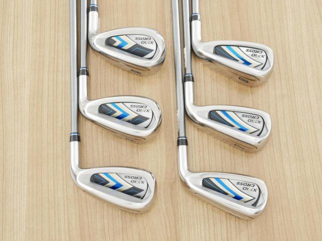 Iron set : XXIO : ชุดเหล็ก XXIO Cross 2 (ออกปี 2021 ตีไกลที่สุดของที่สุดจาก XXIO หน้าเด้งสุดๆ) มีเหล็ก 6-Pw,Aw (6 ชิ้น ตีไกลกว่าปกติ 2 เบอร์) ก้านกราไฟต์ MH-2000 Flex S