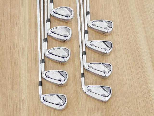 Iron set : Yamaha : ชุดเหล็ก Yamaha Inpres DriveStar (ออกปี 2023 ตีไกลที่สุด ไกลกว่าเหล็กทั่วไป 2 เบอร์ หน้าเด้งมากๆ) มีเหล็ก 5-Pw,Aw,As,Sw (9 ชิ้น) ก้านเหล็ก NS Pro 850 Neo Flex S