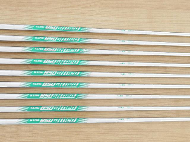 Iron set : Yamaha : ชุดเหล็ก Yamaha Inpres DriveStar (ออกปี 2023 ตีไกลที่สุด ไกลกว่าเหล็กทั่วไป 2 เบอร์ หน้าเด้งมากๆ) มีเหล็ก 5-Pw,Aw,As,Sw (9 ชิ้น) ก้านเหล็ก NS Pro 850 Neo Flex S