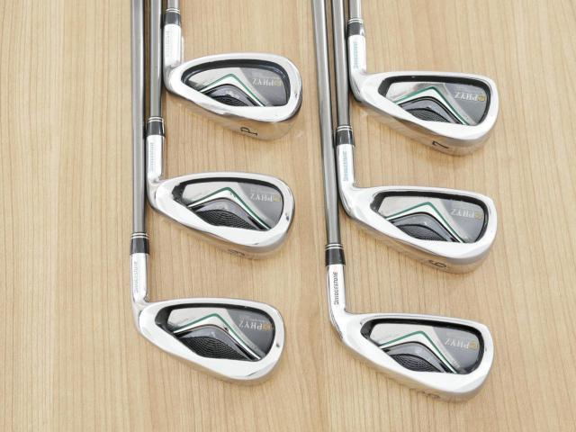 Iron set : Tourstage : ชุดเหล็ก Tourstage PHYZ (ซีรี่ย์ท๊อป ใบใหญ่ ตีง่าย ไกล) มีเหล็ก 5-Pw (6 ชิ้น) ก้านกราไฟต์ Flex R