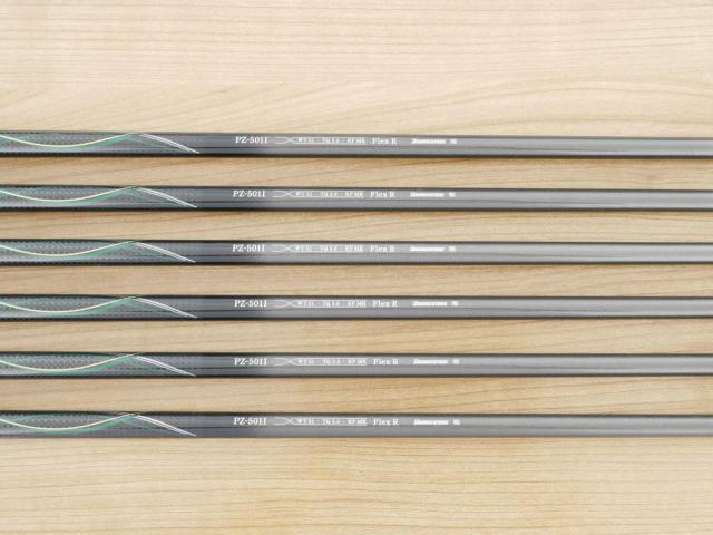 Iron set : Tourstage : ชุดเหล็ก Tourstage PHYZ (ซีรี่ย์ท๊อป ใบใหญ่ ตีง่าย ไกล) มีเหล็ก 5-Pw (6 ชิ้น) ก้านกราไฟต์ Flex R