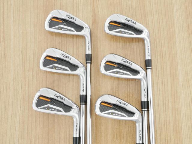 Iron set : Honma : ชุดเหล็ก Honma Tour World TW747P (ออกปี 2019) มีเหล็ก 5-10 (6 ชิ้น) ก้านเหล็ก NS Pro 950 Flex R