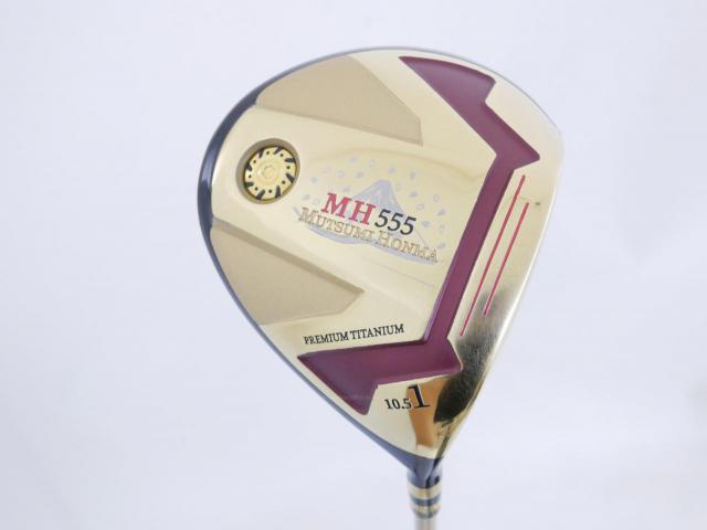 Driver : Other Brand : ไดรเวอร์ Mutsumi Honma MH555 (ปี 2022 หัวขนาด 555cc. หน้าเด้งเกินกฏ) Loft 10.5 Flex SR