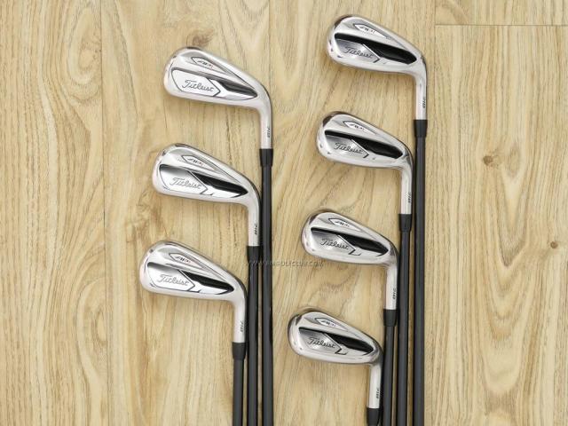 Iron set : Titleist : ชุดเหล็ก Titleist AP1 718 (ออกปี 2018) มีเหล็ก 5-Pw,48 (7 ชิ้น) ก้านกราไฟต์ Fujikura MCI 60 Flex S