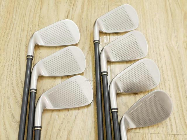 Iron set : XXIO : ชุดเหล็ก XXIO Impact Power Matching 5 มีเหล็ก 5-Pw,Sw (7 ชิ้น) ก้านกราไฟต์ MP-500 Flex S