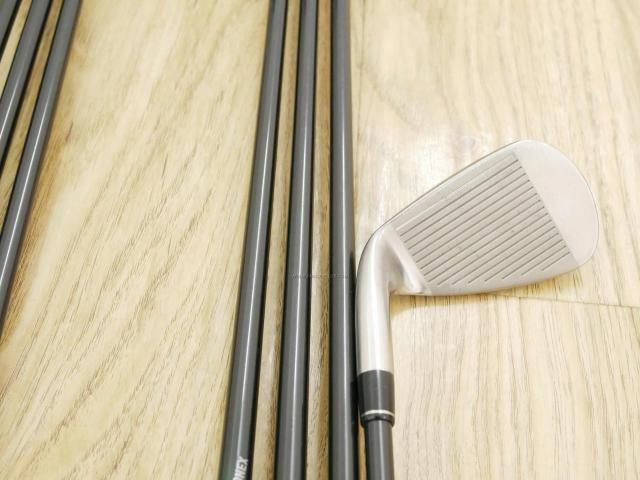 Iron set : Yonex : ชุดเหล็ก Yonex E-Zone Tri-G (รุ่นปี 2017 หน้าเด้ง ตีไกลมากๆ) มีเหล็ก 5-Pw,Sw (7 ชิ้น) ก้านกราไฟต์ Flex R