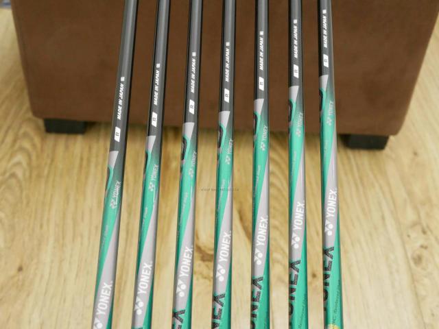 Iron set : Yonex : ชุดเหล็ก Yonex E-Zone Tri-G (รุ่นปี 2017 หน้าเด้ง ตีไกลมากๆ) มีเหล็ก 5-Pw,Sw (7 ชิ้น) ก้านกราไฟต์ Flex R