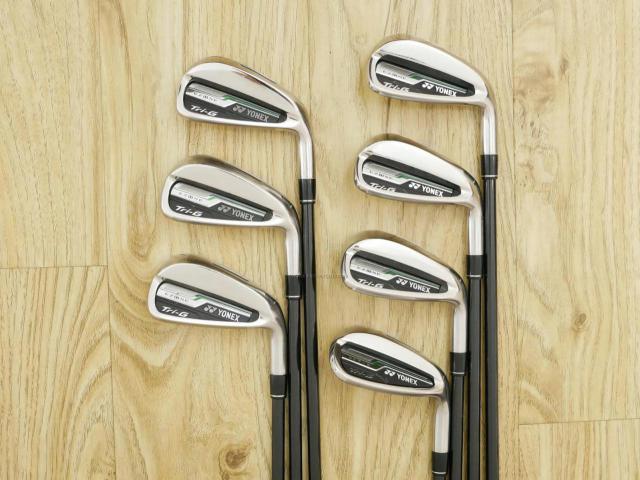 Iron set : Yonex : ชุดเหล็ก Yonex E-Zone Tri-G (รุ่นปี 2017 หน้าเด้ง ตีไกลมากๆ) มีเหล็ก 5-Pw,Sw (7 ชิ้น) ก้านกราไฟต์ Flex R