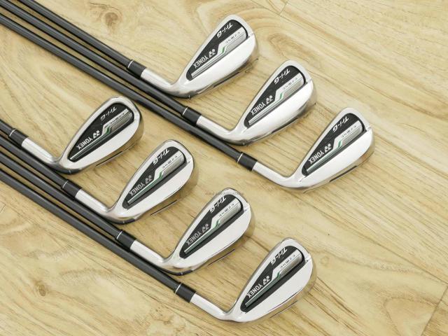 Iron set : Yonex : ชุดเหล็ก Yonex E-Zone Tri-G (รุ่นปี 2017 หน้าเด้ง ตีไกลมากๆ) มีเหล็ก 5-Pw,Sw (7 ชิ้น) ก้านกราไฟต์ Flex R