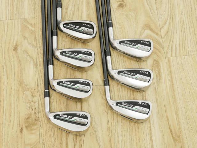 Iron set : Yonex : ชุดเหล็ก Yonex E-Zone Tri-G (รุ่นปี 2017 หน้าเด้ง ตีไกลมากๆ) มีเหล็ก 5-Pw,Sw (7 ชิ้น) ก้านกราไฟต์ Flex R