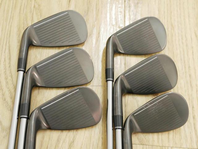 Iron set : Epon : ชุดเหล็ก EPON EF-02I Forged (ออกปี 2022 ใบใหญ่ ตีง่าย ไกล) มีเหล็ก 6-Pw,Aw (6 ชิ้น) ก้านกราไฟต์ Mitsubishi Grand Bassara GB i50 Flex R