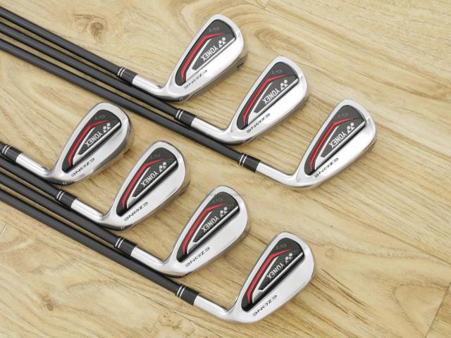 Iron set : Yonex : ชุดเหล็ก Yonex E-Zone GT (ออกปี 2021 ตีง่าย ระยะดีมากๆ) มีเหล็ก 5-Pw,Aw (7 ชิ้น) ก้านกราไฟต์ Flex R