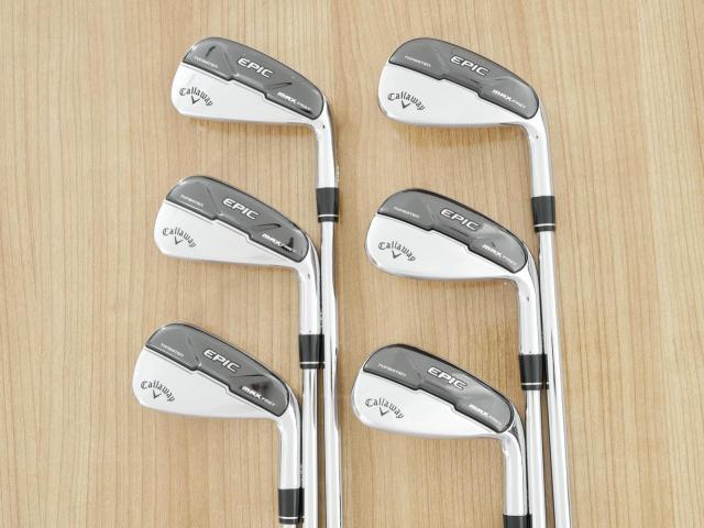 Iron set : Callaway : ชุดเหล็ก Callaway EPIC Max Fast (รุ่นแพงสุด ไกลสุดของ Callaway ปี 2021) มีเหล็ก 6-Pw,Aw (6 ชิ้น) ก้านเหล็ก NS Pro 950 NEO Flex S