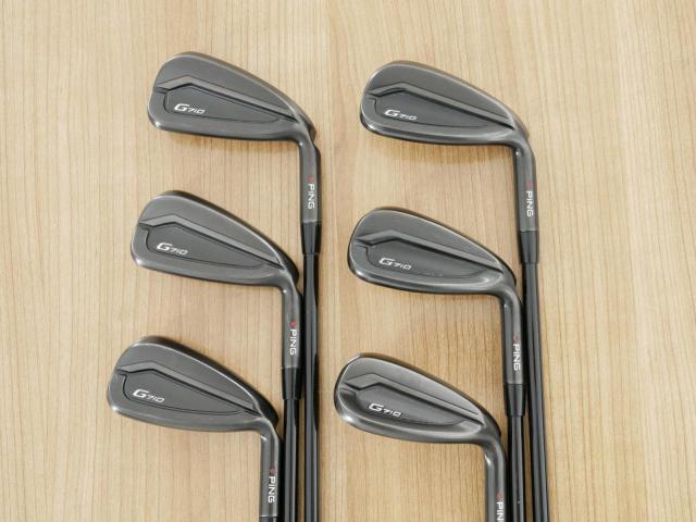 Iron set : Ping : ชุดเหล็ก Ping G710 (ปี 2021 Japan Spec. ใบใหญ่ ง่ายที่สุด ไกลที่สุดของ Ping) มีเหล็ก 6-Pw,Sw (6 ชิ้น) ก้านกราไฟต์ Ping ALTA Distanza 40 Flex R