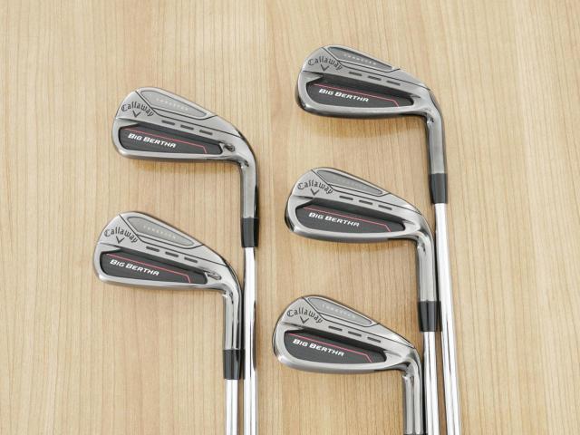 Iron set : Callaway : ชุดเหล็ก Callaway Big Bertha (ออกปี 2023 ตีง่ายที่สุดของ Callaway) มีเหล็ก 6-Pw (5 ชิ้น) ก้านเหล็ก NS Pro 950 Neo Flex S