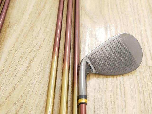 Iron set : Maruman : ชุดเหล็ก Maruman Majesty Prestigio X (รุ่นท๊อปสุด ออกปี 2019 หน้าเด้ง ตีไกลมาก ของใหม่ 1.2 แสนบาท) มีเหล็ก 7-10,Pw,Aw,Sw (7 ชิ้น เทียบเท่า 6-Pw,Aw,Sw) ก้านกราไฟต์ Flex R