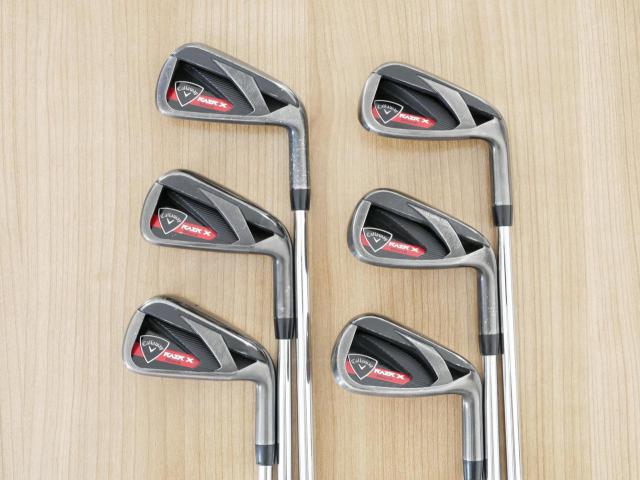 Iron set : Callaway : ชุดเหล็ก Callaway RAZR X Black มีเหล็ก 5-Pw (6 ชิ้น) ก้านเหล็ก NS Pro 950 Flex S